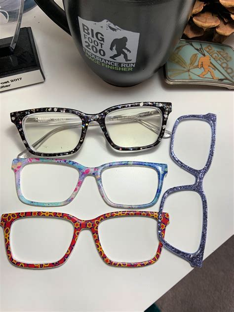 unique food pairs eyeglasses frames.